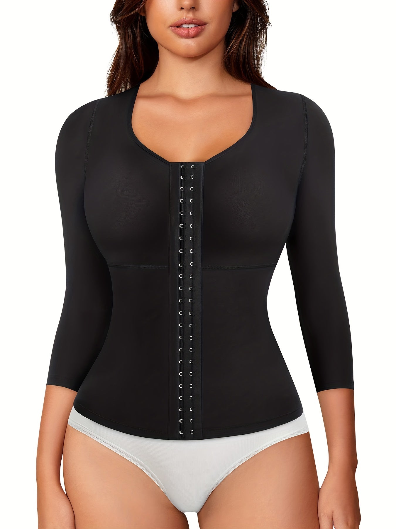 Front Buckle Slimmer Tops, Post Surgical Waist Trainer Tummy Control Top, Women's Underwear & Shapewear MyFave Boutique