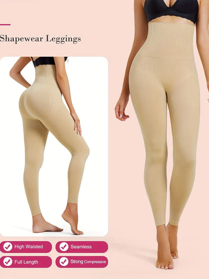 Women's Compression Leggings with Tummy Control and Butt Lifting - High Waist Thigh Slimming Pants for Body Shaping MyFave Boutique