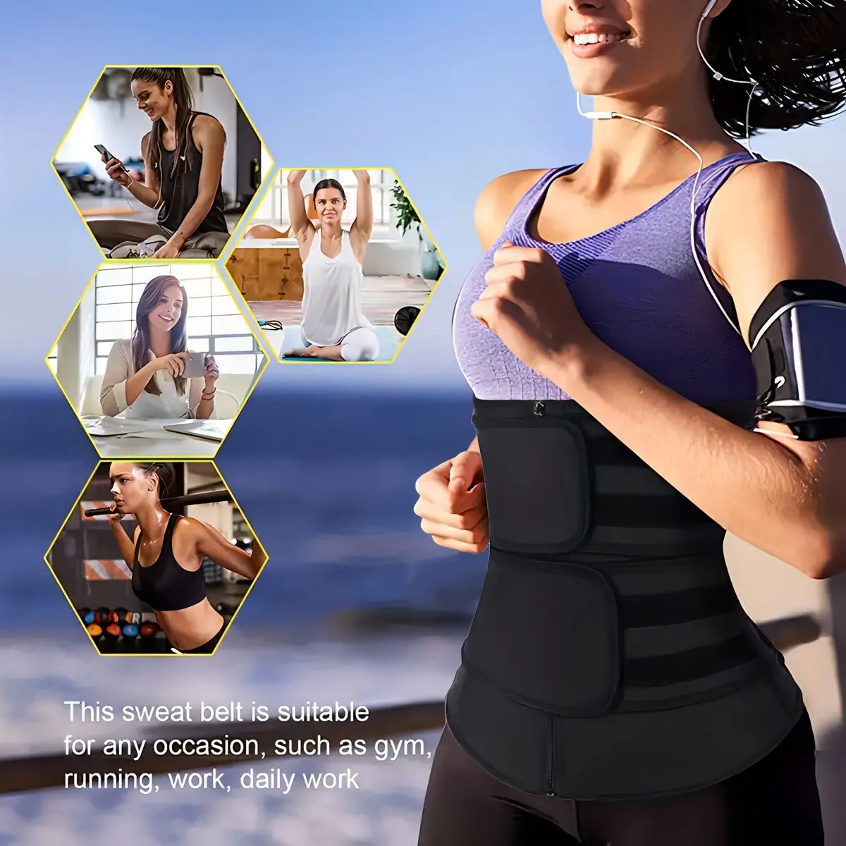 1pc Women's Waist Trimmer, Shapewear, Adjustable Waist Trainer Corset MyFave Boutique