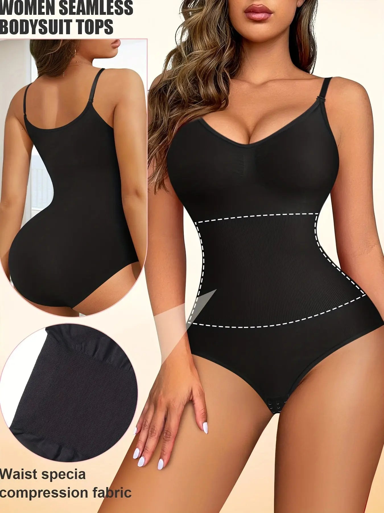 Women's Tummy Control Shaping Bodysuit, Butt Lifting Slip Body Shaper for Smooth & Sleek Silhouette MyFave Boutique