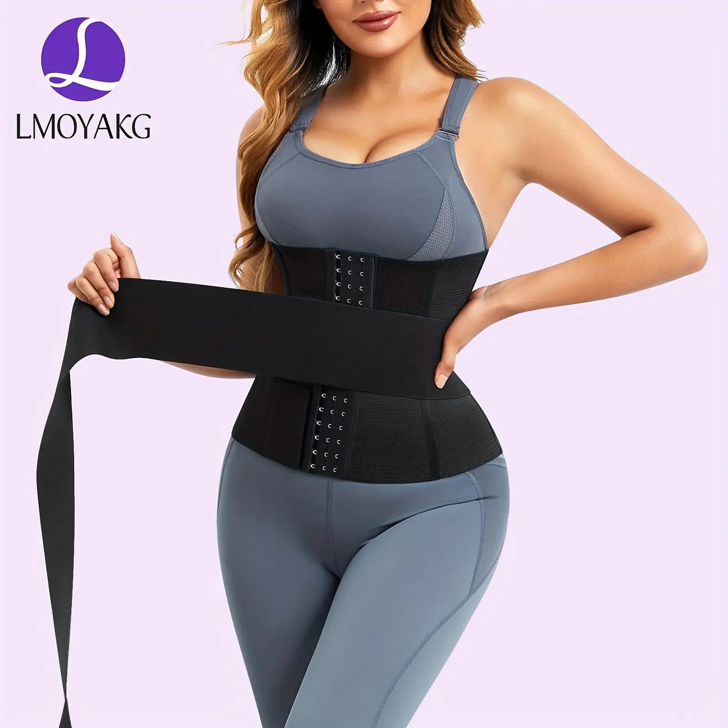 2 In 1 Waist Trainer For Women Lower Belly Fat Waist Cincher Corset Shapewear Waist Trimmer Postpartum Belly Wrap MyFave Boutique