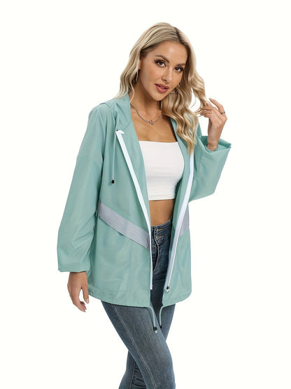 Women's Windbreaker Waterproof Jacket With Hood Windbreaker Jacket Top MyFave Boutique