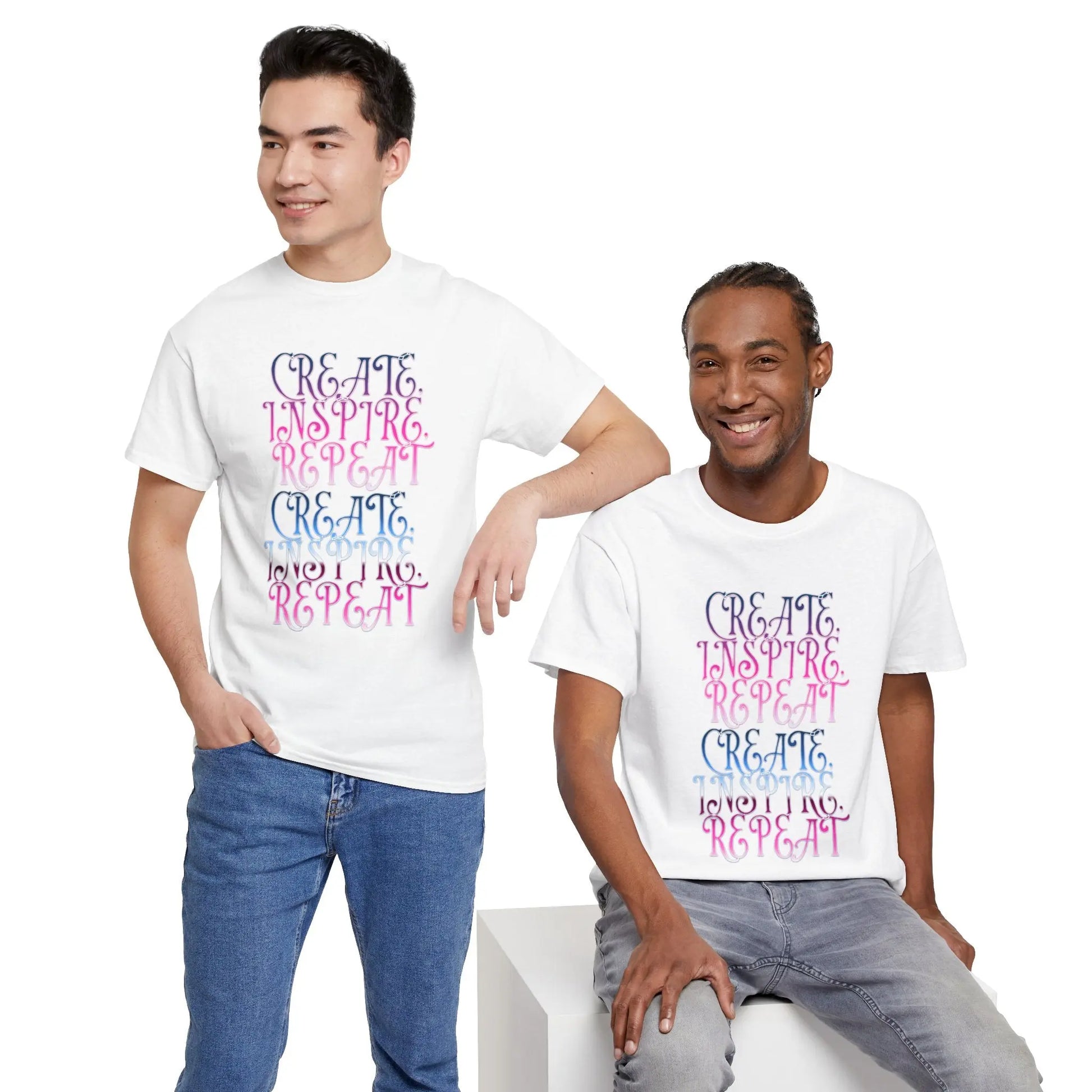 Create, Inspire,Repeat, Motivational, Inspirational Unisex T Shirt Printify