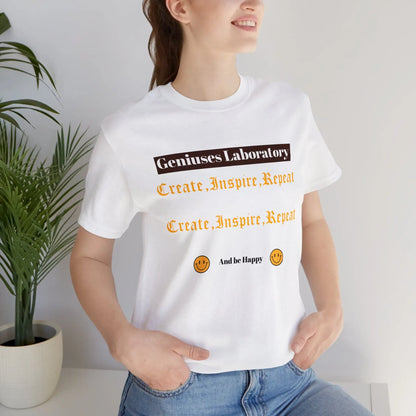 Create, Inspire, Repeat, Motivational, Inspirational Unisex T-Shirt Printify