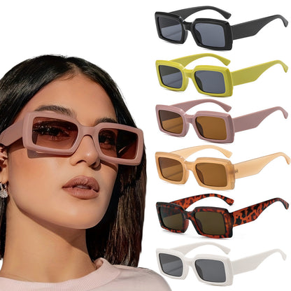 6pcs Women's Fashion Glasses Plastic Square Frame Glasses Street Photo Graphy Fashion Glasses For Men And Women MyFave Boutique