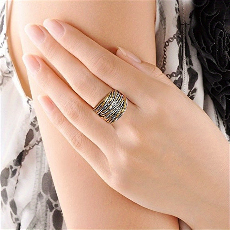 1pc Luxury Geometric Elegant Cross Ring For Women Wedding Engagement Party Jewelry Accessories size 6-11 MyFave Boutique