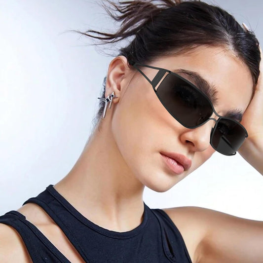 Sunglasses for Women and Men: Stylish Punk Fashion Sun Shades for Beach Parties, Clubbing, and Outdoor Photography MyFave Boutique