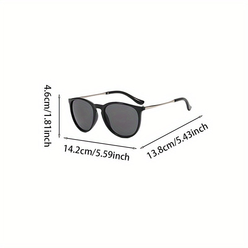 4pcs/set Fashionable And Trendy Glasses, Personalized Retro Glasses For Both Men And Women, Simple Street Photography MyFave Boutique