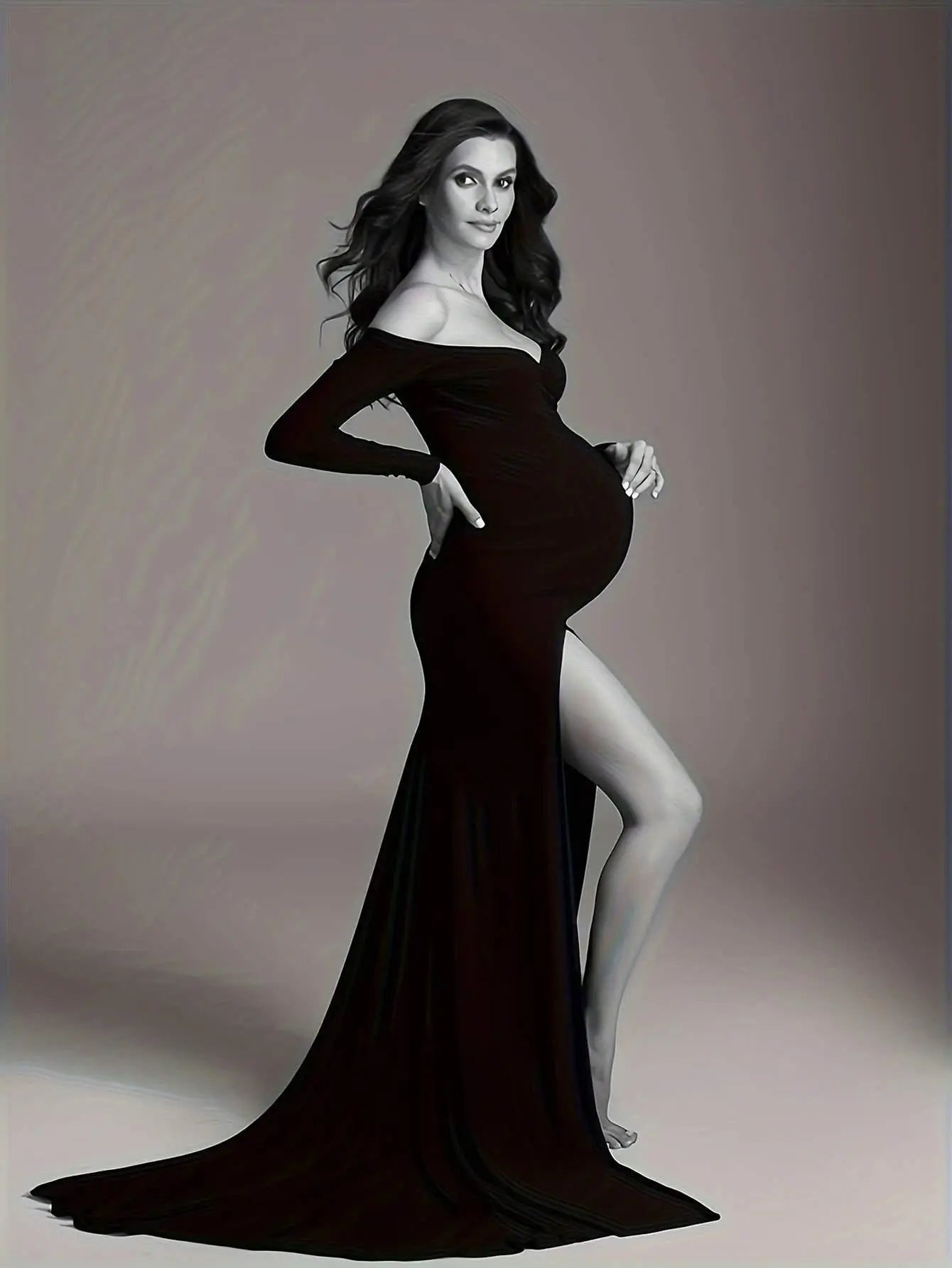 SANOPY Maternity Stretch Photo Art Dress MyFave Boutique