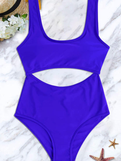 Women's Cutout One Piece Swimsuits Tribal Bathing Suits Monokini Hollow Out Keyhole Swimwear   bathing suits for women   High waist Tummy Control Bathing Suits  Summer Beach Hawaiian Vacation  swim romper Backless bathing suit Summer Pool Swimwear MyFave Boutique