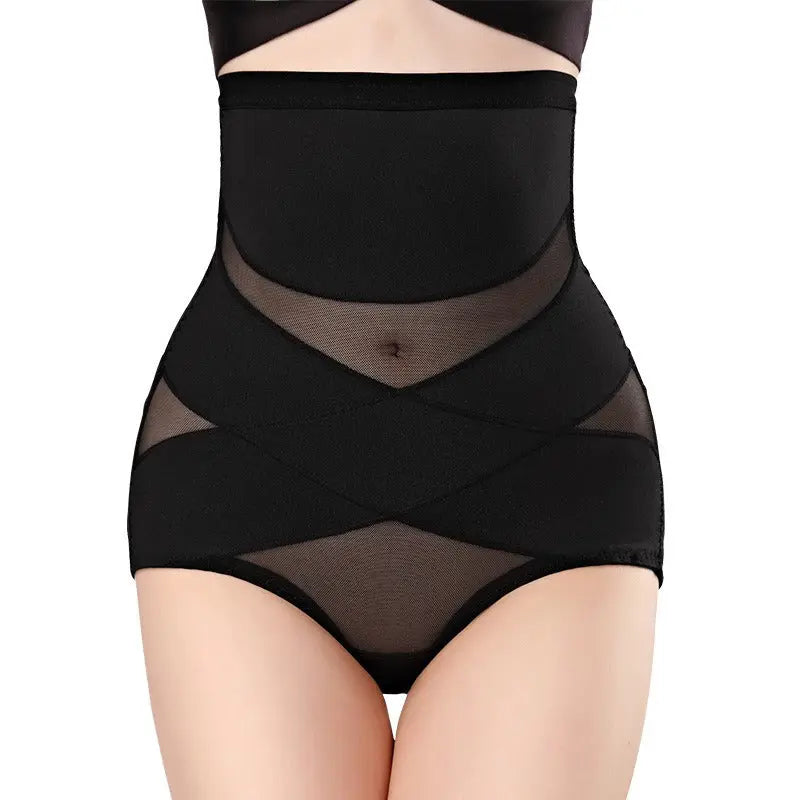 High Waist Tummy Control Shapewear, Cross Compression Abs Slimming Underwear, Breathable Knit Cotton-Lined Waist Cincher, 82% Polyamide 18% Spandex, Postpartum & Post-Surgical Body Shaper for Women - Celebrate Valentine's, Mother's Day & More MyFave Boutique