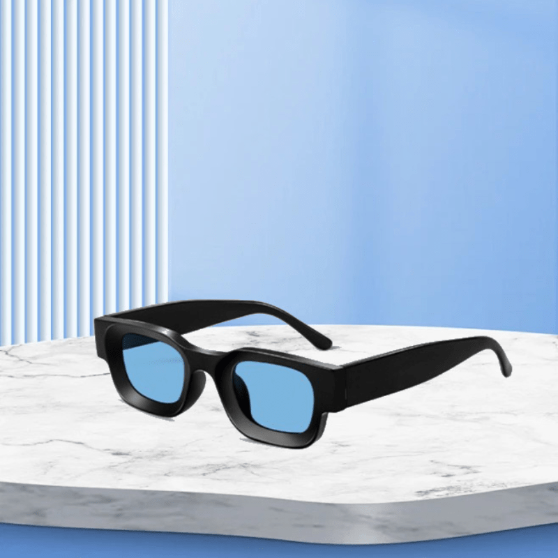 Hot Girls Hip-Hop Tie Sunglasses Cool Jelly Color Sunglasses Retro Rectangular Glasses Women's Fashion Accessories Sunglasses MyFave Boutique