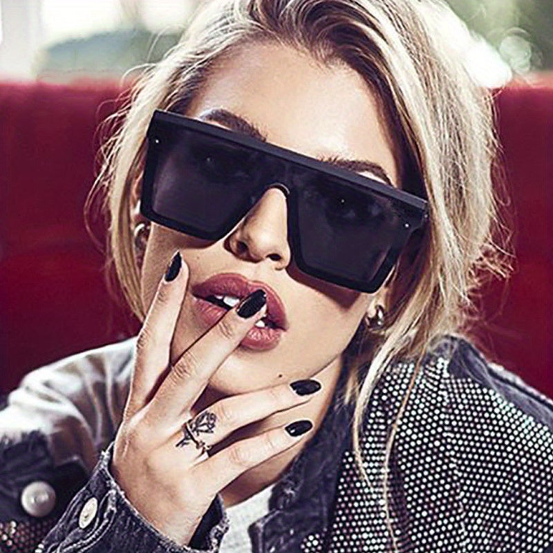 Trendy Big Frame Personality Pieces Big Frame Vintage Sunglasses Photo Women's Fashion Accessories Sunglasses for Men and Women MyFave Boutique