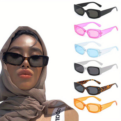 2pcs/set New Candy Color Sunglasses Men and Women's Simple Fashion High-value Sunglasses Retro Personalized Glasses MyFave Boutique