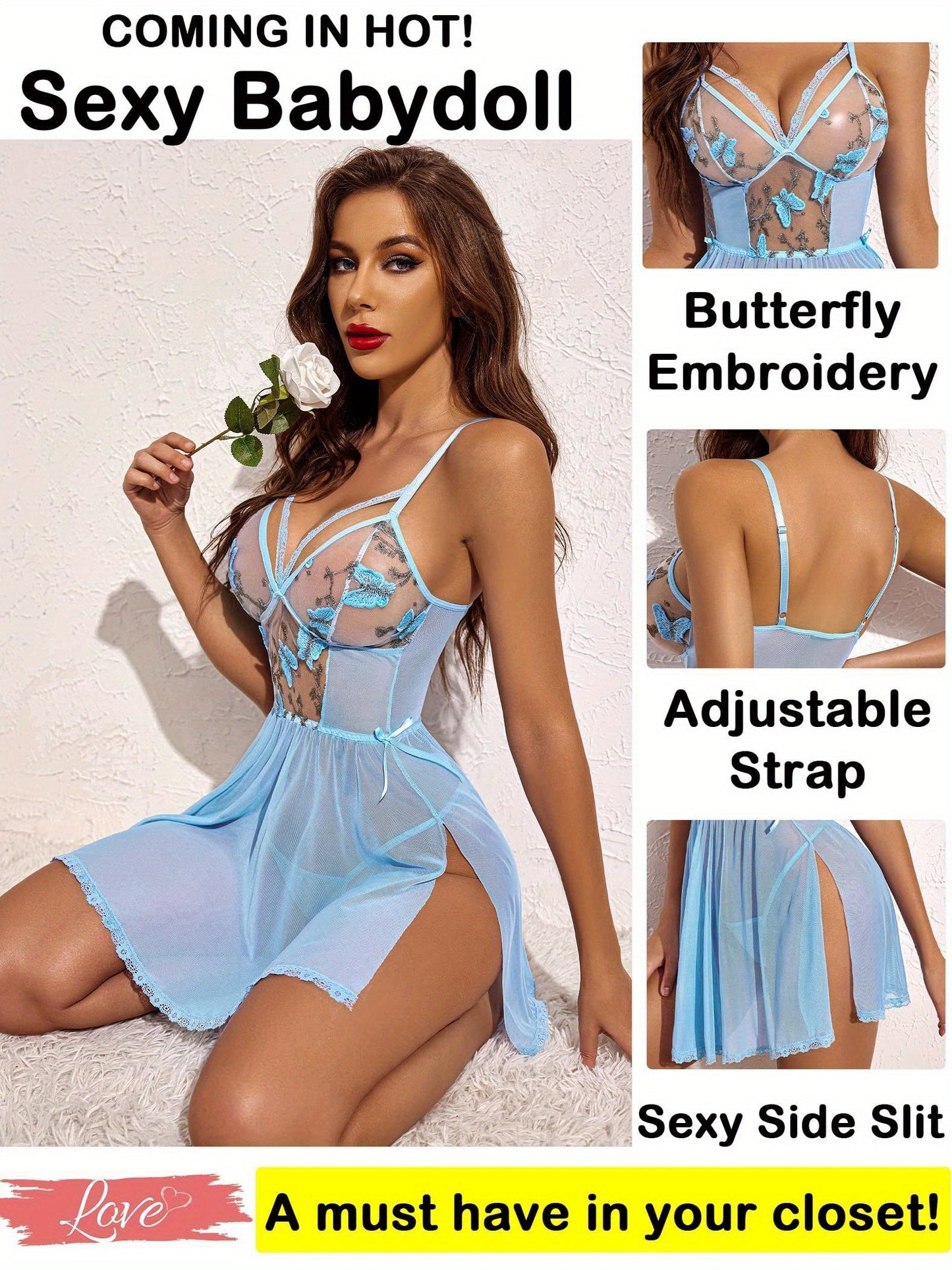 Fashion And Charm Style Design Dress, Without Lingerie, Women's Sexy And Erotic Clothing MyFave Boutique