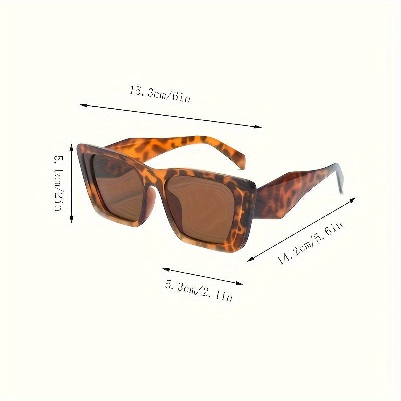 Women's fashion cat-eye sunglasses for casual anti-glare, retro style for vacation beach parties MyFave Boutique