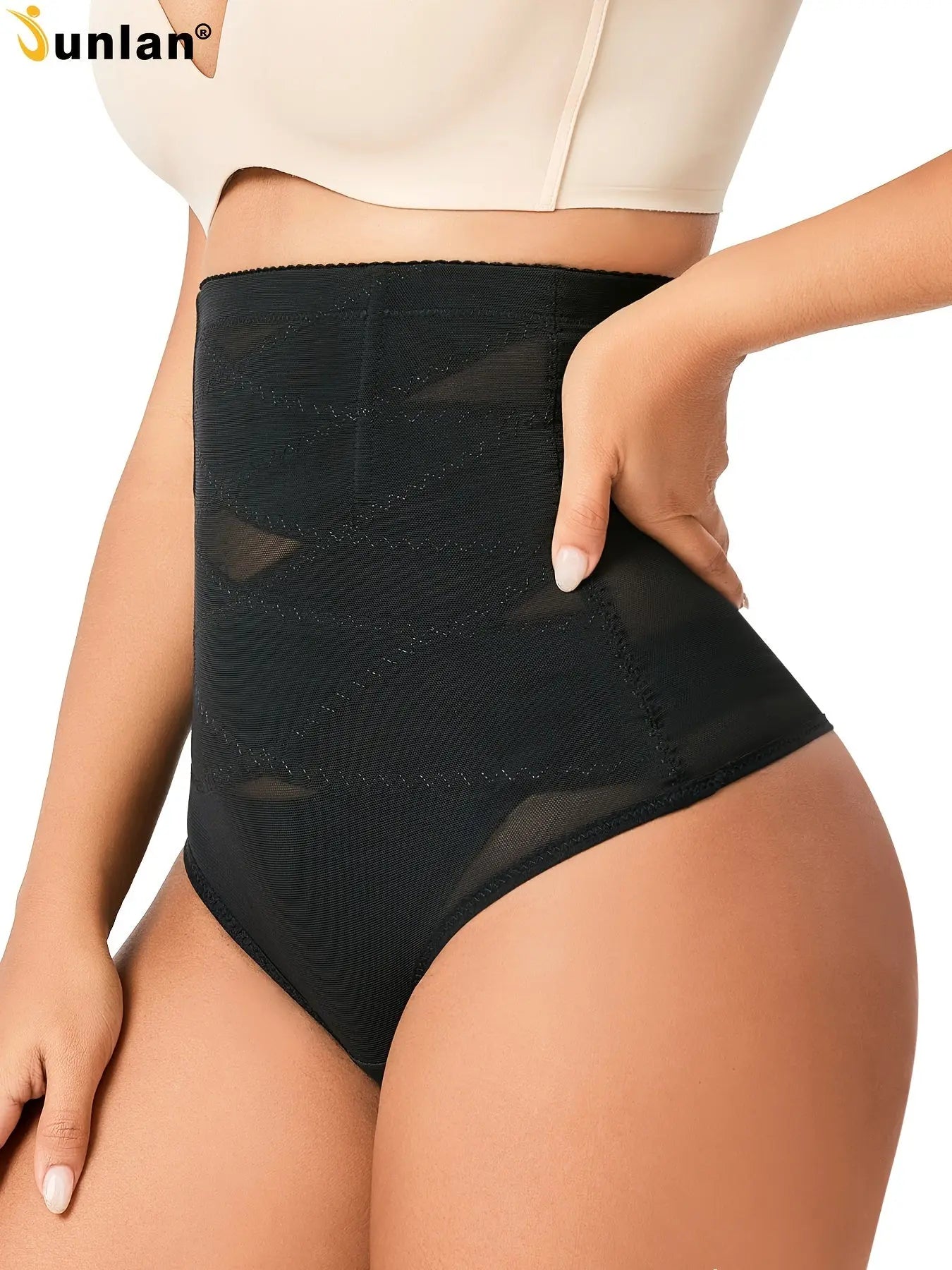 High Waist Tummy Control & Butt Lifting Shapewear Panty for Women - Sporty Cross Mesh Design - Breathable & Comfortable MyFave Boutique