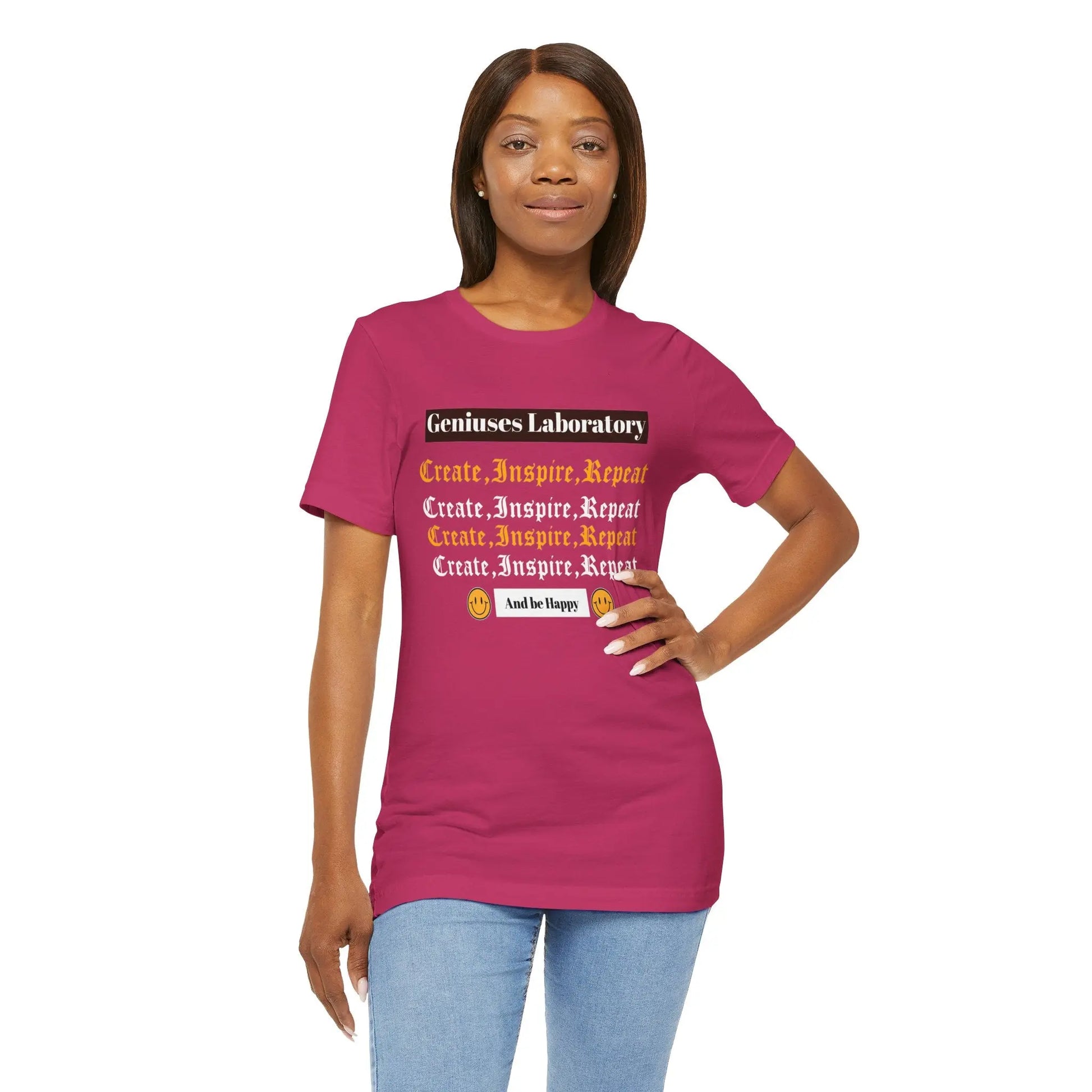 Create, Inspire, Repeat, Motivational, Inspirational Unisex T-Shirt Printify