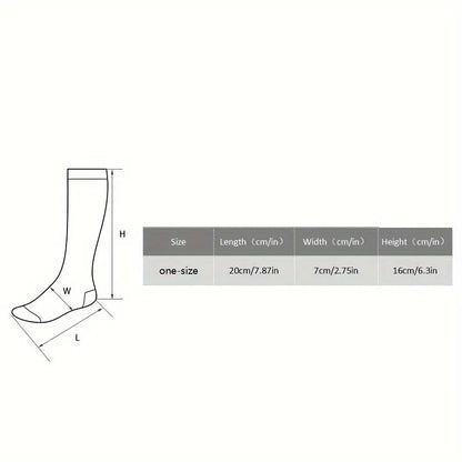 5 Pairs Retro Embossed Socks, Retro & Warm Mid Tube Socks, Women's Stockings & Hosiery MyFave Boutique