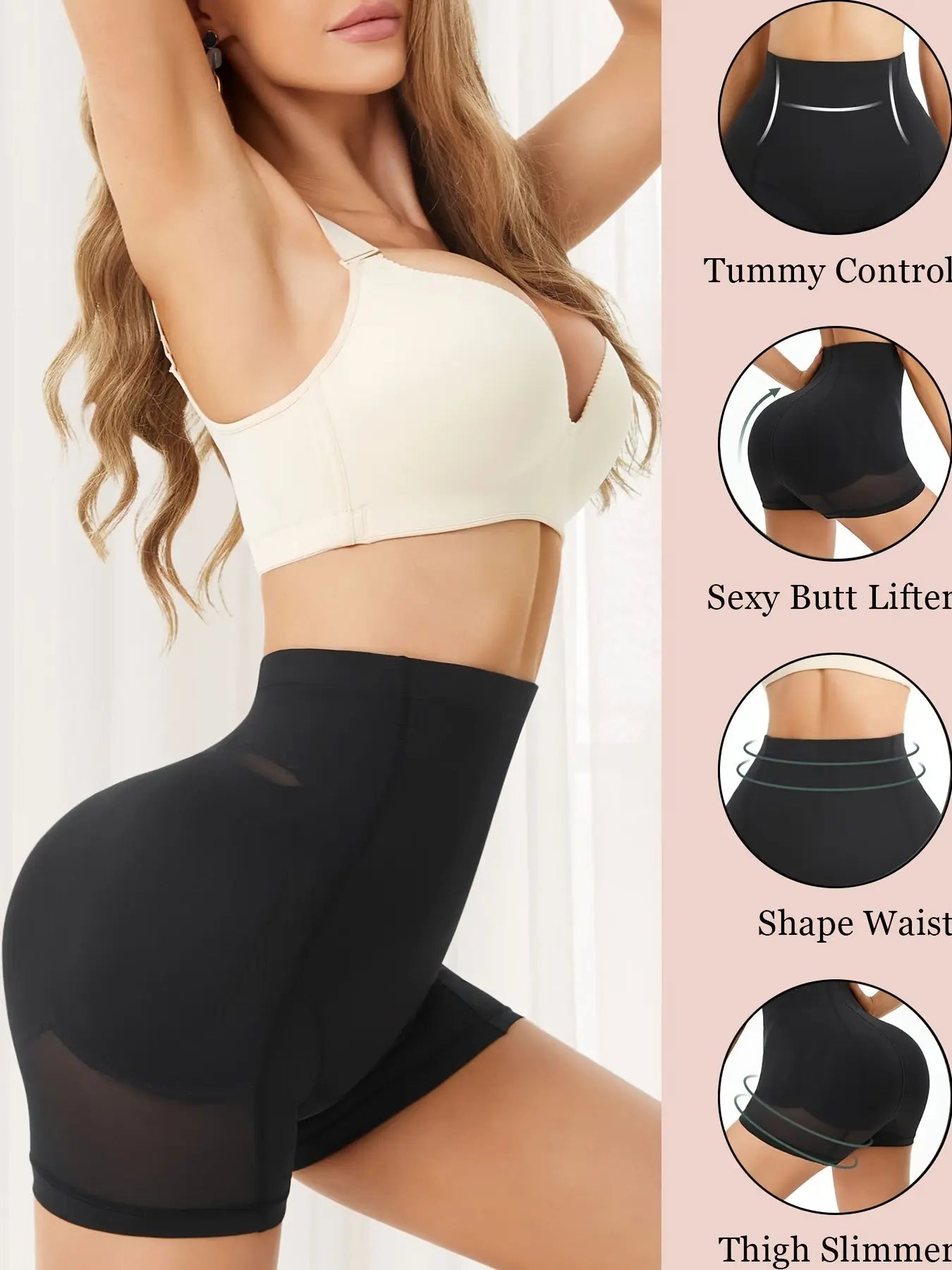 Enhance and Lift with Butt Lifter Padded Underwear for Women - Hip Pads, Shapewear Shorts with Seamless Tummy Control MyFave Boutique