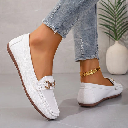 Womens Fashion Pull on Butterfly Decoration Strap Diamond Ladies Shoes MyFave Boutique