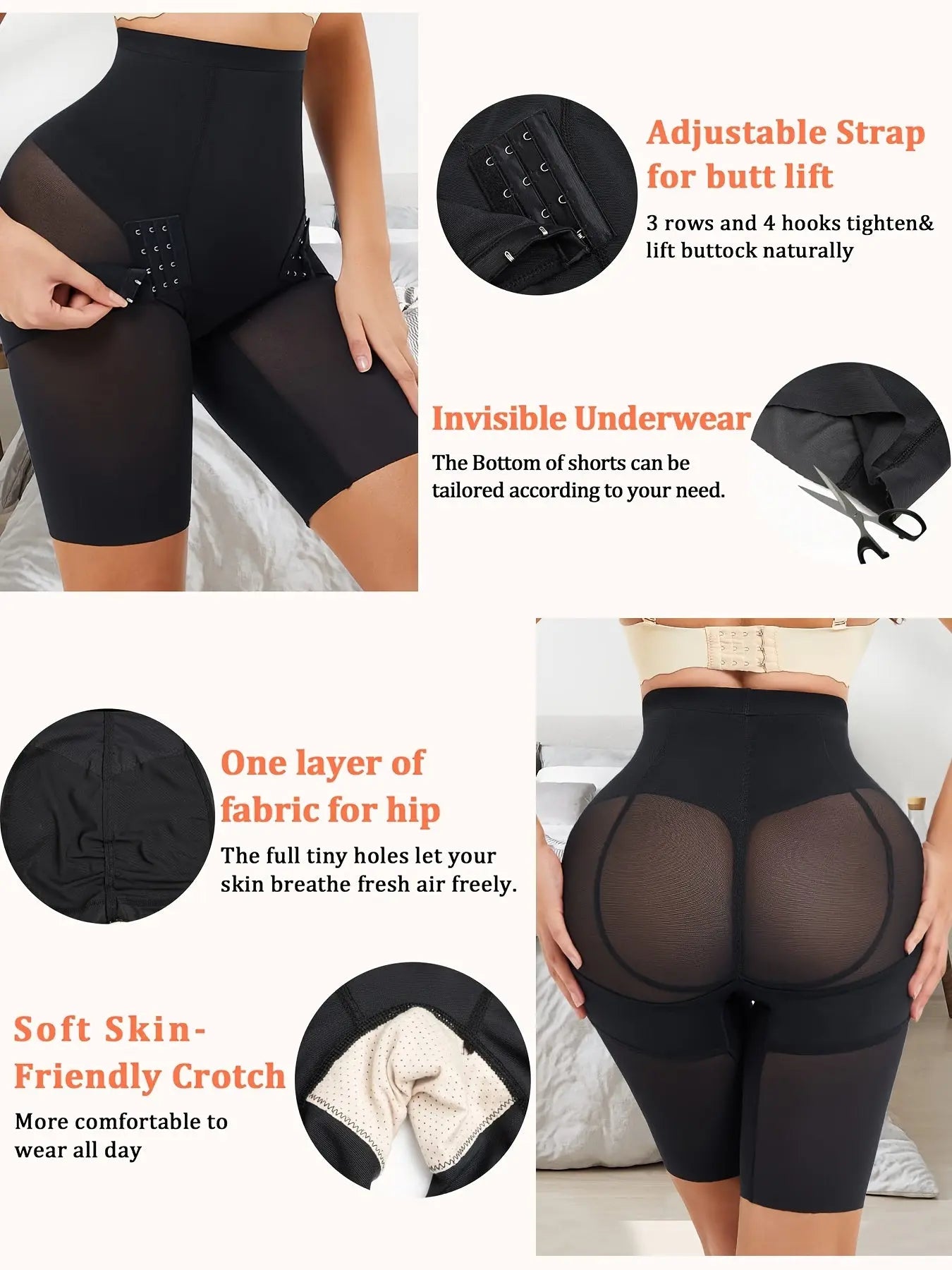 Butt Lifting Shapewear: High Waisted Shorts for Women | Tummy Control, Booty Enhancer, S-curve Figure Control | Seamless Underwear, Panties MyFave Boutique