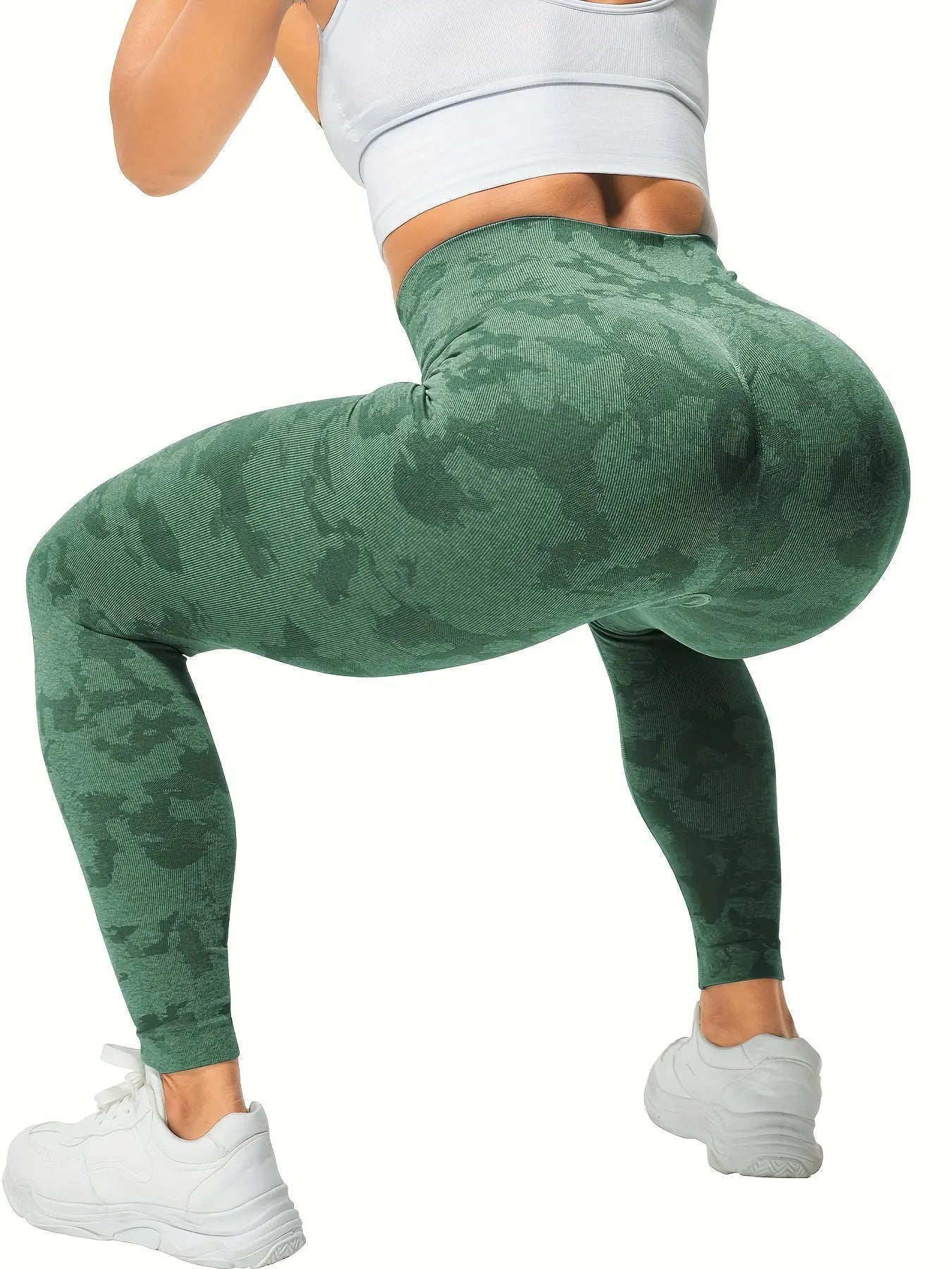 Camo Seamless High Waist Scrunch Butt Workout Leggings for Women - Athletic Gym Yoga Leggings MyFave Boutique