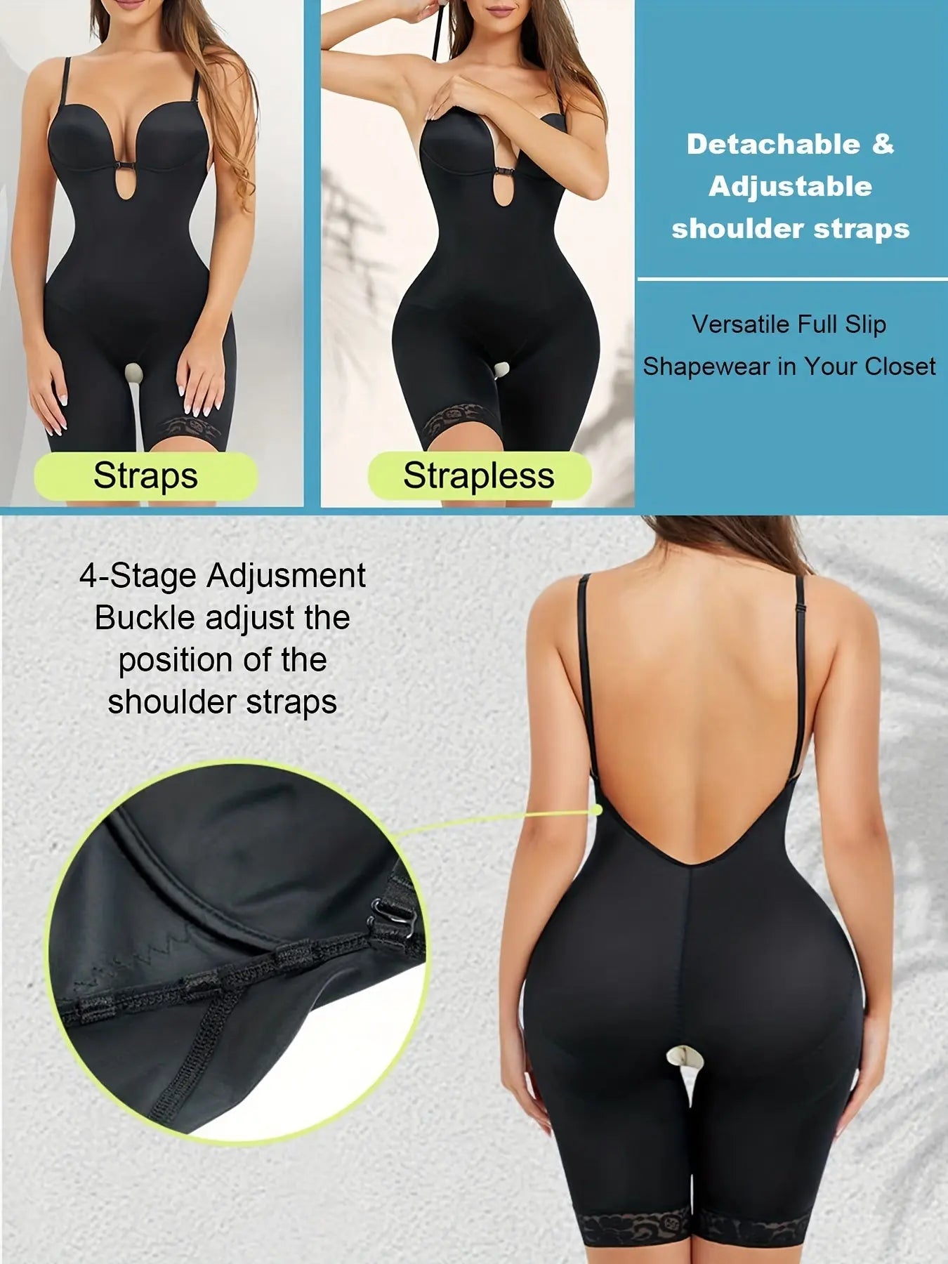 Sports Cami Bodysuit Shapewear for Women: Tummy Control, Waist Trainer Corset, Romper, Activewear MyFave Boutique