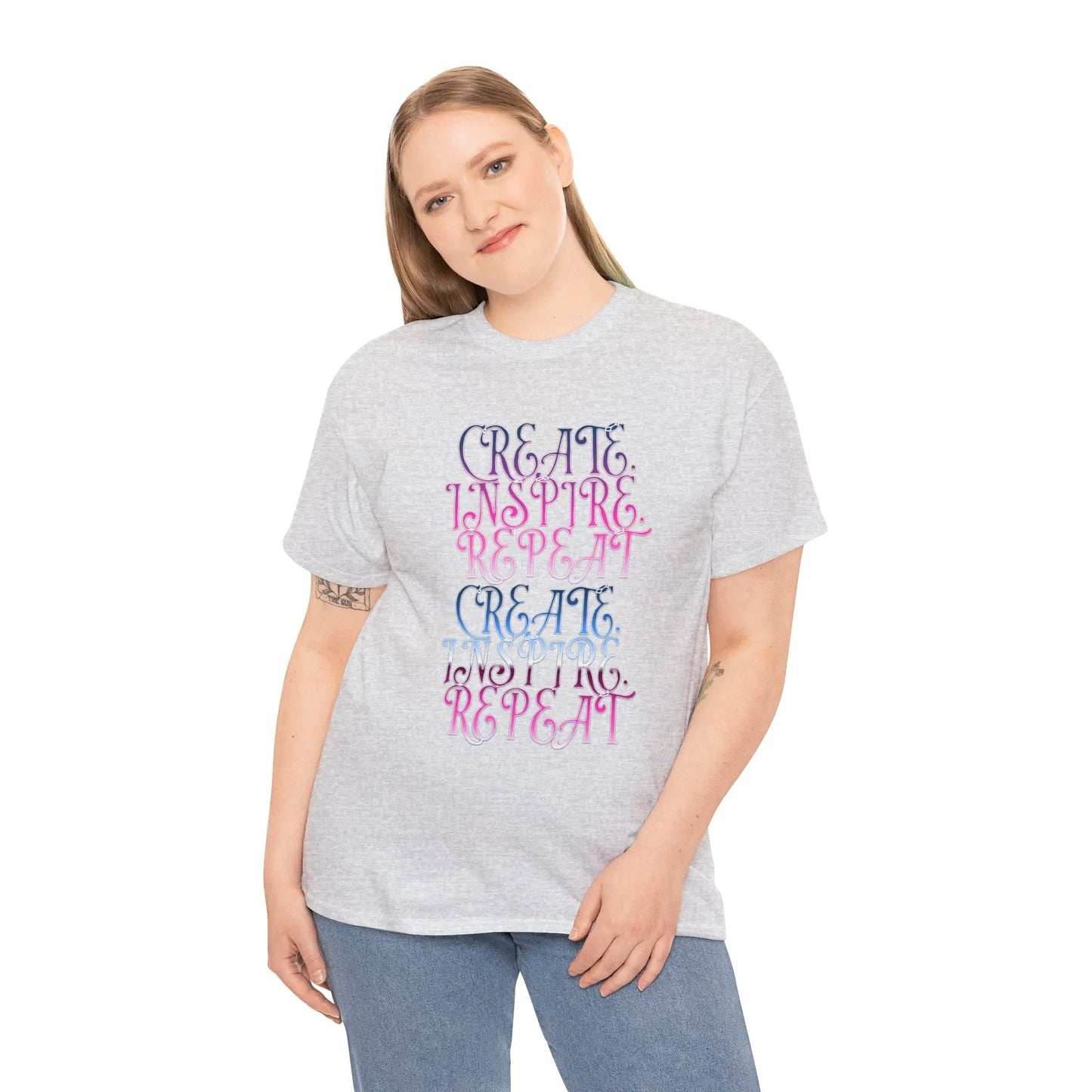 Create, Inspire,Repeat, Motivational, Inspirational Unisex T Shirt Printify