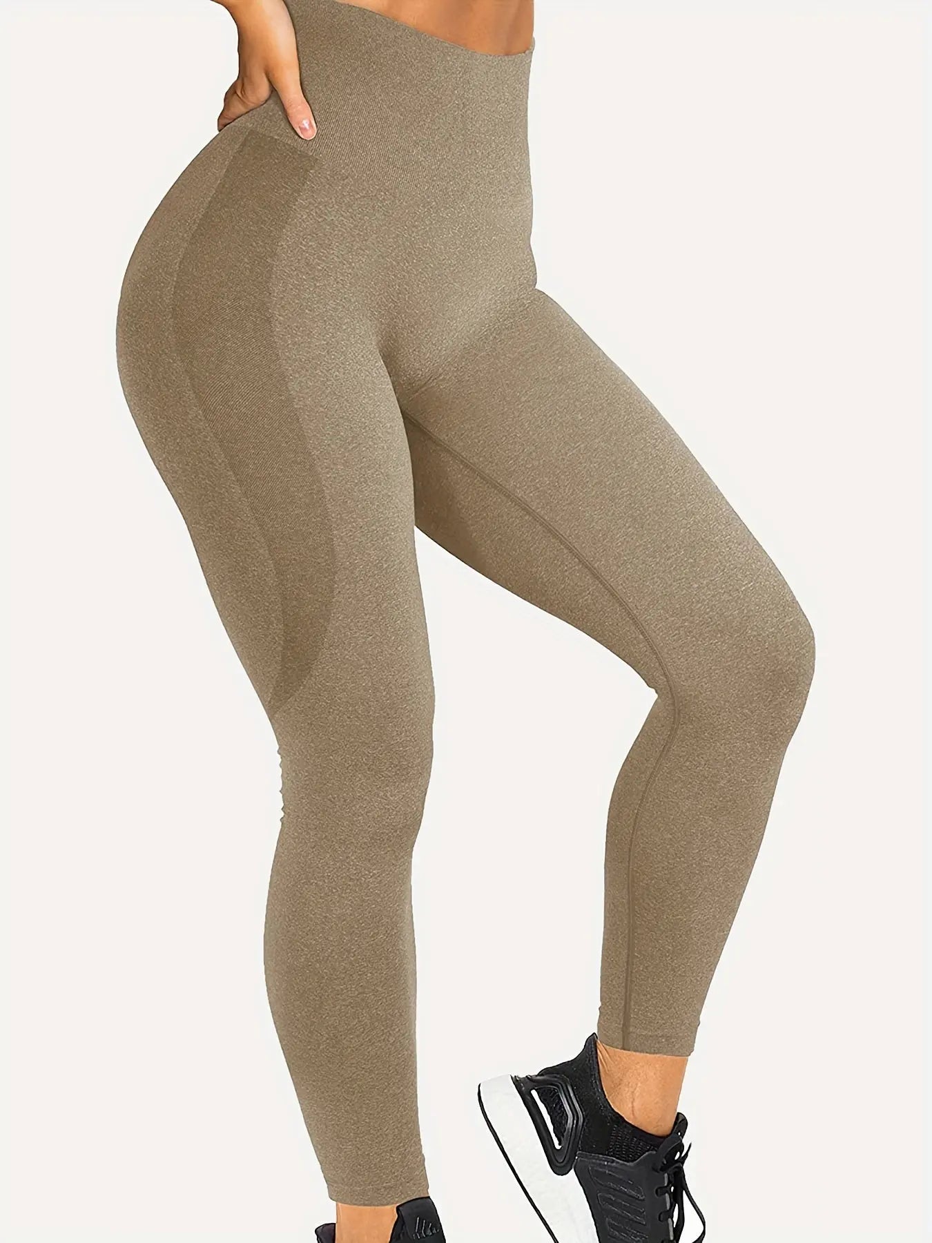 Workout Women Gym Seamless High Waisted Smile Contour Yoga Leggings MyFave Boutique