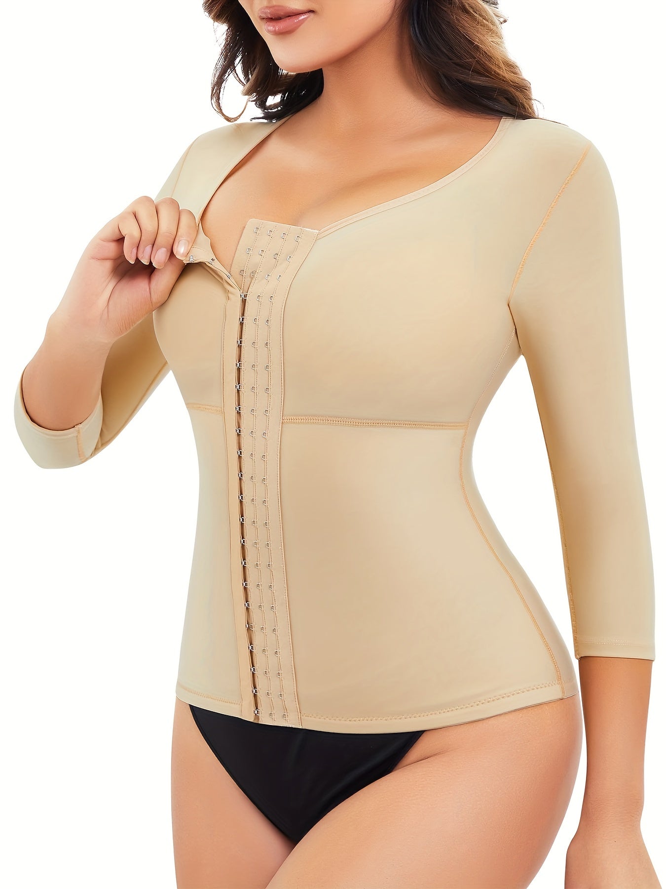 Front Buckle Slimmer Tops, Post Surgical Waist Trainer Tummy Control Top, Women's Underwear & Shapewear MyFave Boutique