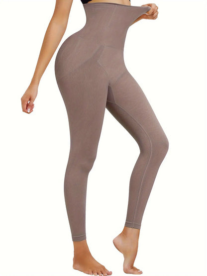 GOTOLY Women's High-Waisted Compression Leggings with Tummy Control and Butt Lift for Workout and Fall/Winter MyFave Boutique