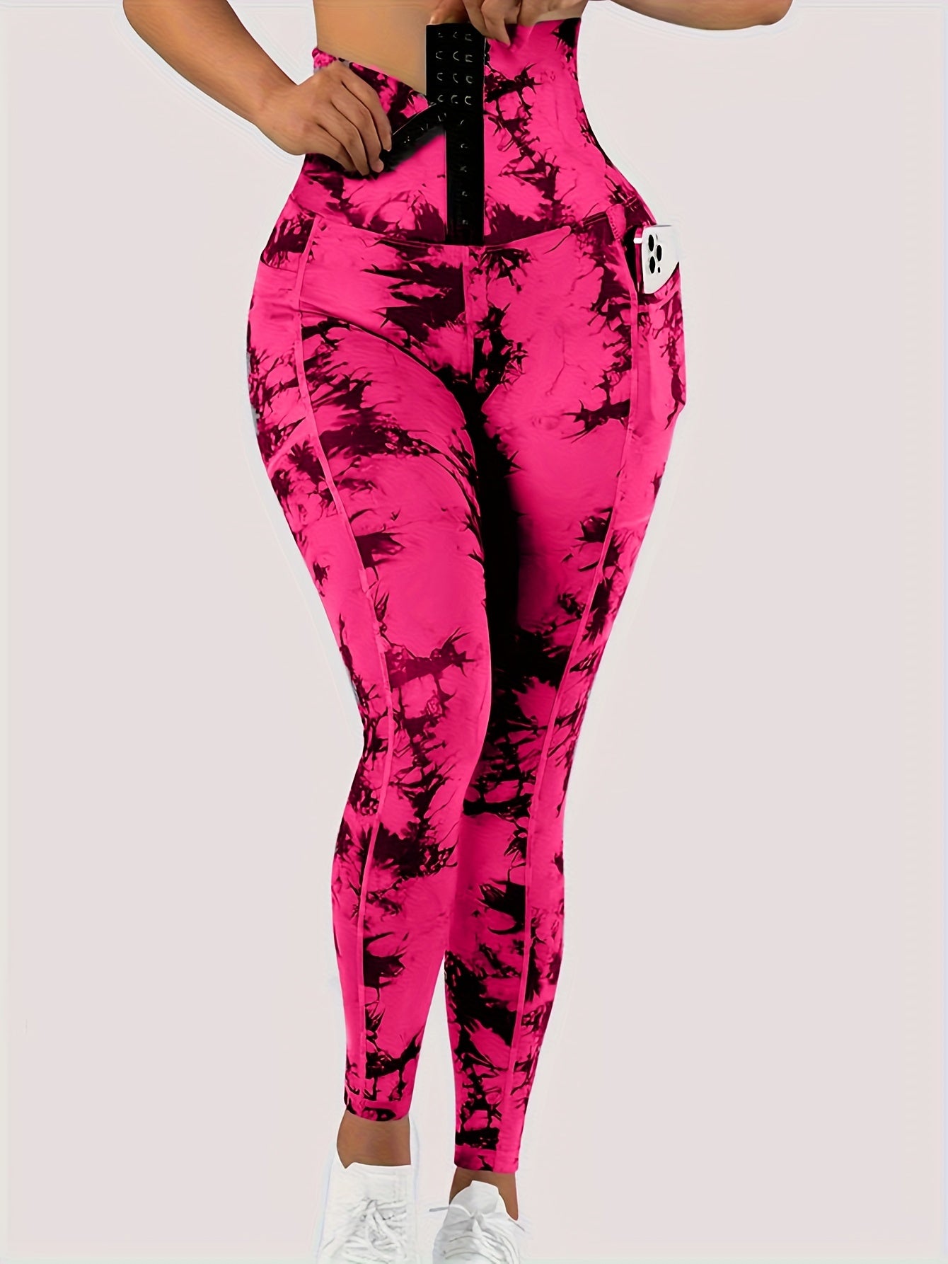 Stylish Tie Dye High Waist Yoga Leggings - Sculpt, Lift, and Control - Moisture-Wicking, Stretchy Fitness Pants for Women - Wide Waistband, Comfortable, Sweat-Resistant - Perfect for Gym, Sports, Running, and Yoga MyFave Boutique