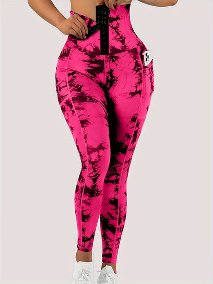 Stylish Tie Dye High Waist Yoga Leggings - Sculpt, Lift, and Control - Moisture-Wicking, Stretchy Fitness Pants for Women - Wide Waistband, Comfortable, Sweat-Resistant - Perfect for Gym, Sports, Running, and Yoga MyFave Boutique