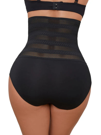 High-Waisted Lace Shaping Panties with Tummy Control, Butt Lift & Compression Underwear for Women MyFave Boutique