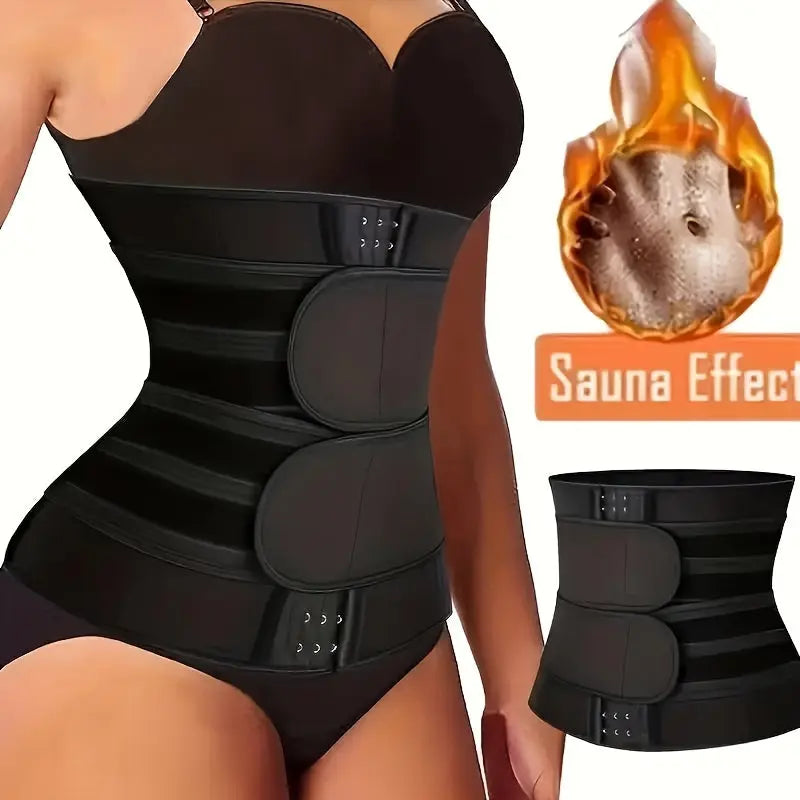 Women's Waist Trainer Corset for Weight Loss, Sweat-Absorbing Abdominal Belt, Compression Exercise Belt for Tummy Control and Shapewear MyFave Boutique