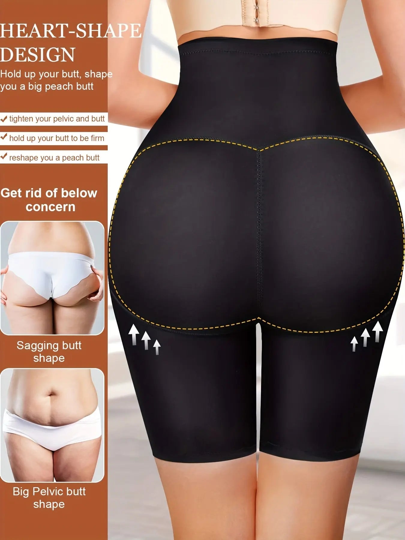 Front Buckle Shaping Shorts, High Waist Tummy Control Compression Shorts, Women's Underwear & Shapewear MyFave Boutique