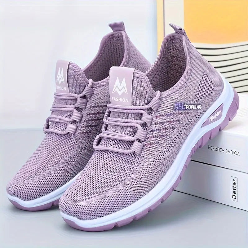 Women's Lightweight Breathable Slip-On Casual Sneakers, Soft Sole Walking Shoes MyFave Boutique