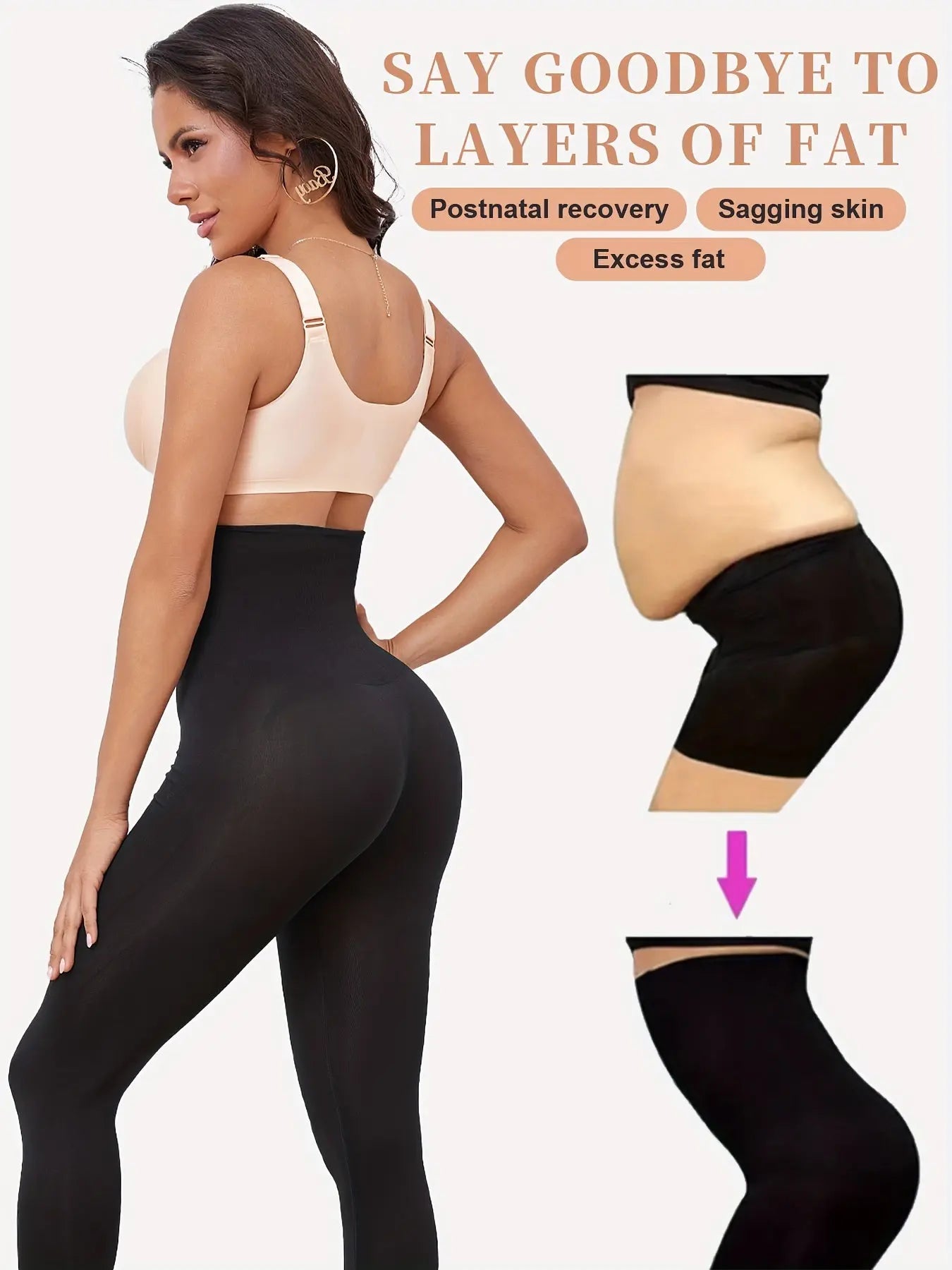 2pcs 2-Piece Seamless Butt Lifting Shaping Pants, High-Waisted Tummy Control Breathable Underwear & Shapewear for Women MyFave Boutique