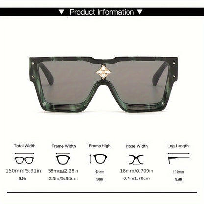 Women's Rectangular Glasses With Photochromic Lenses, PC Frame, Perfect For Hiking And Outdoor Activities MyFave Boutique