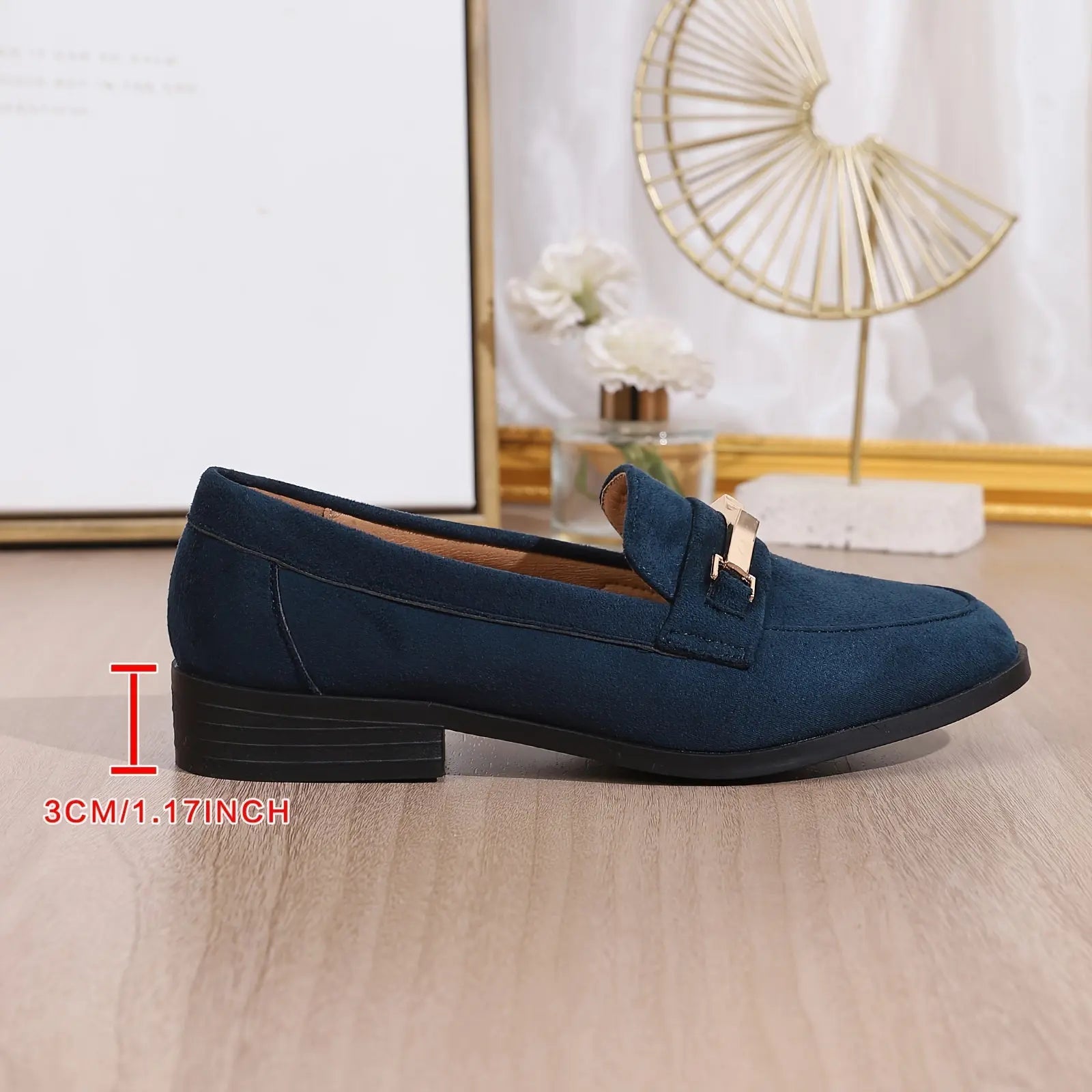 Women's Retro Buckle Loafers with Pointed Toe, Slip-On Casual Shoes for All Occasions MyFave Boutique