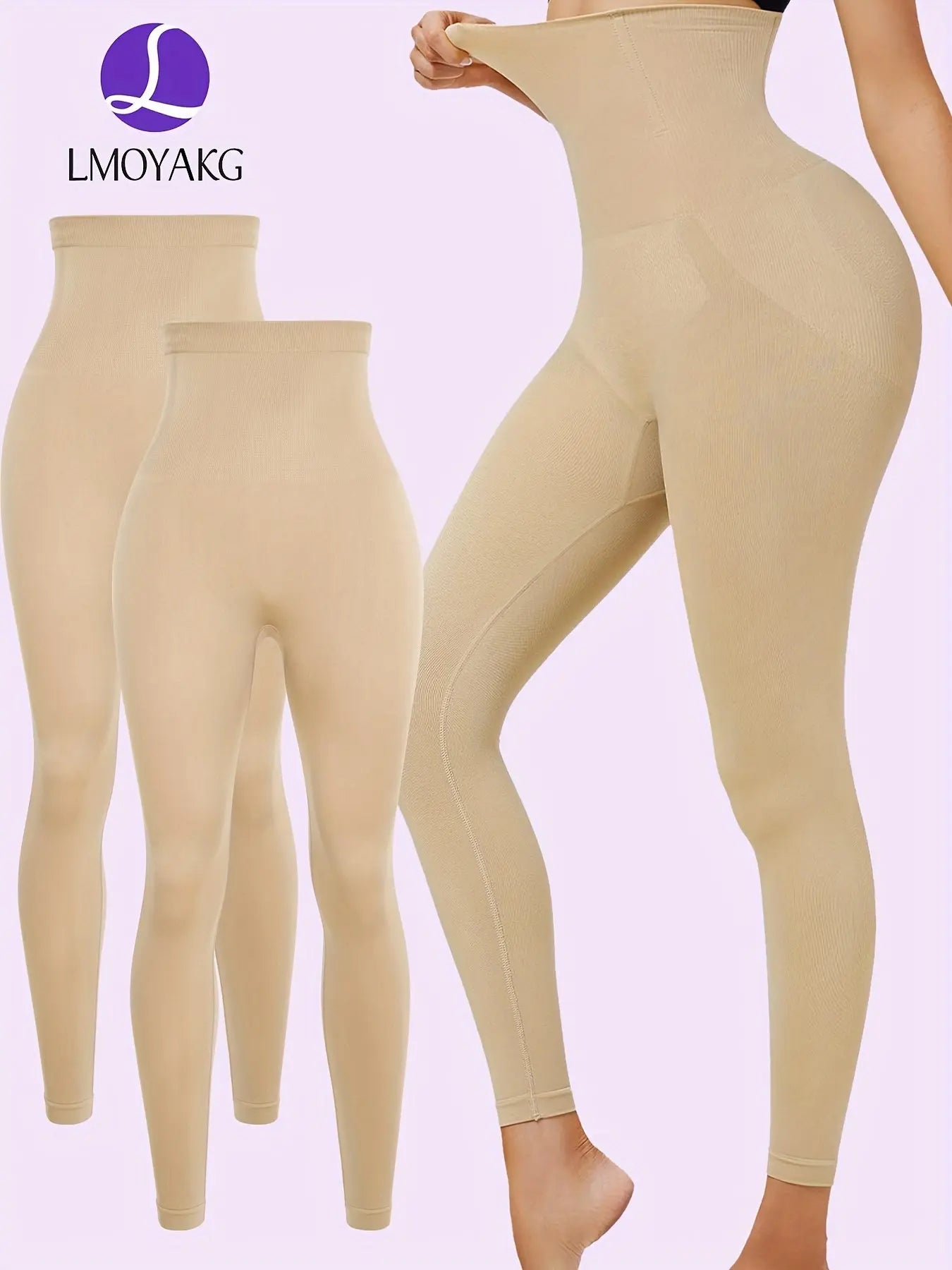 Compression Leggings For Women Tummy Control Butt Lifting Shapewear High Waist Thigh Slimmer Pants Body Shaper MyFave Boutique