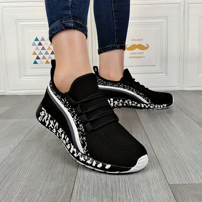 Women's Breathable Lace-Up Casual Sneakers with Non-Slip Sole, Lightweight Summer Running Shoes MyFave Boutique