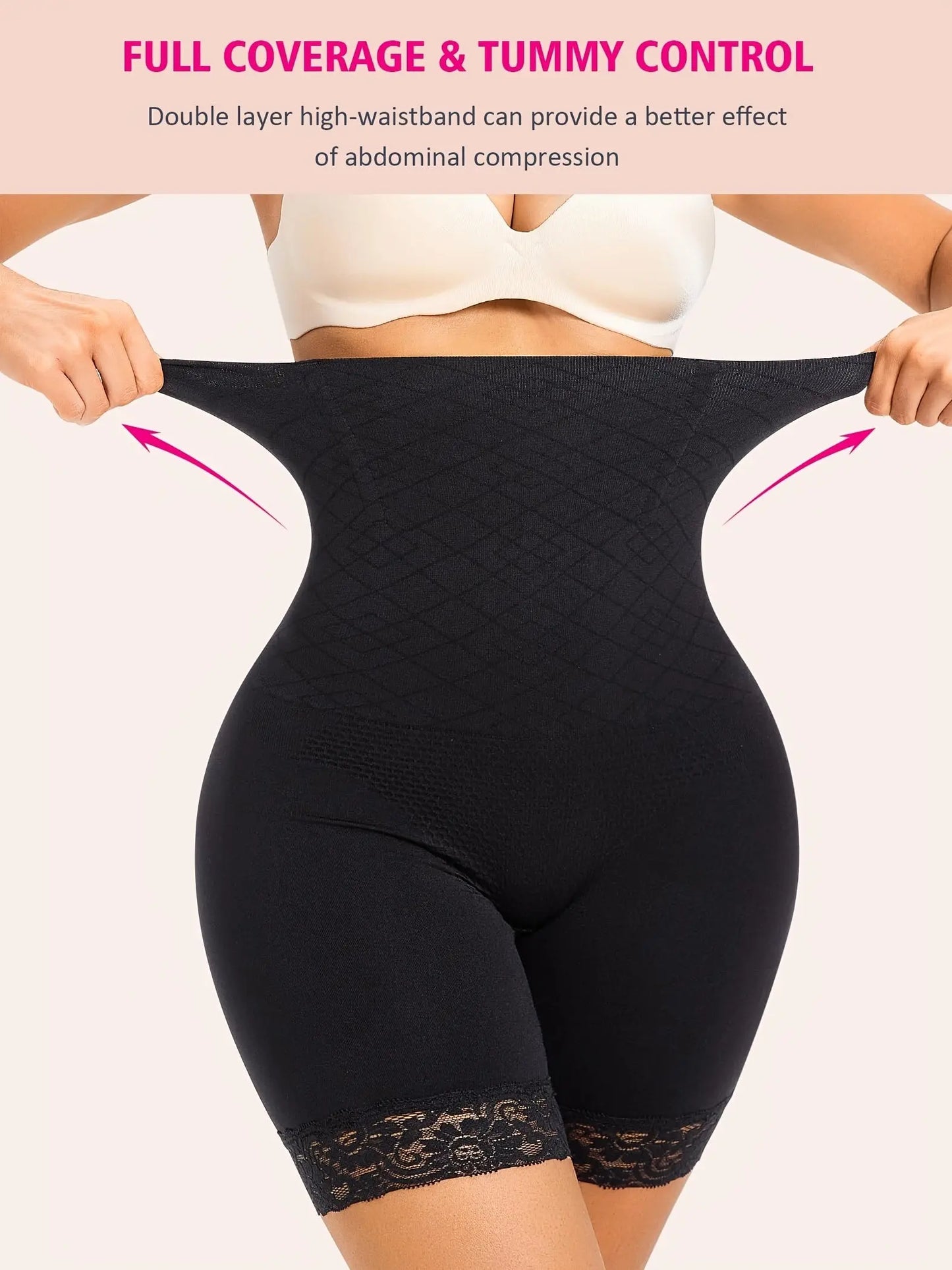 High Waist Tummy Control Shapewear for Women - Butt Lifter Panty Under Dress - Thigh Slimmer Body Shaper Short Underwear MyFave Boutique