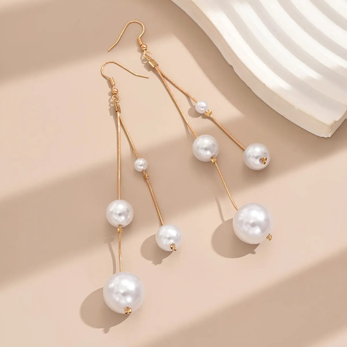 Elegant French-Inspired Faux Pearl Drop Earrings - Vintage Style, Resin Crafted for Women | Perfect for Parties & Casual Wear MyFave Boutique