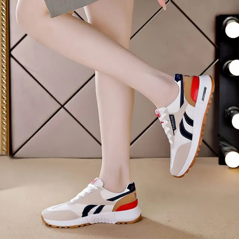 Spring New Arrival: Women's Casual Sneakers with Mesh Toe and Breathable Rubber Sole MyFave Boutique