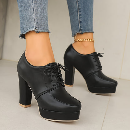 Stylish Women's Lace-Up Platform Heels for Any Occasion MyFave Boutique