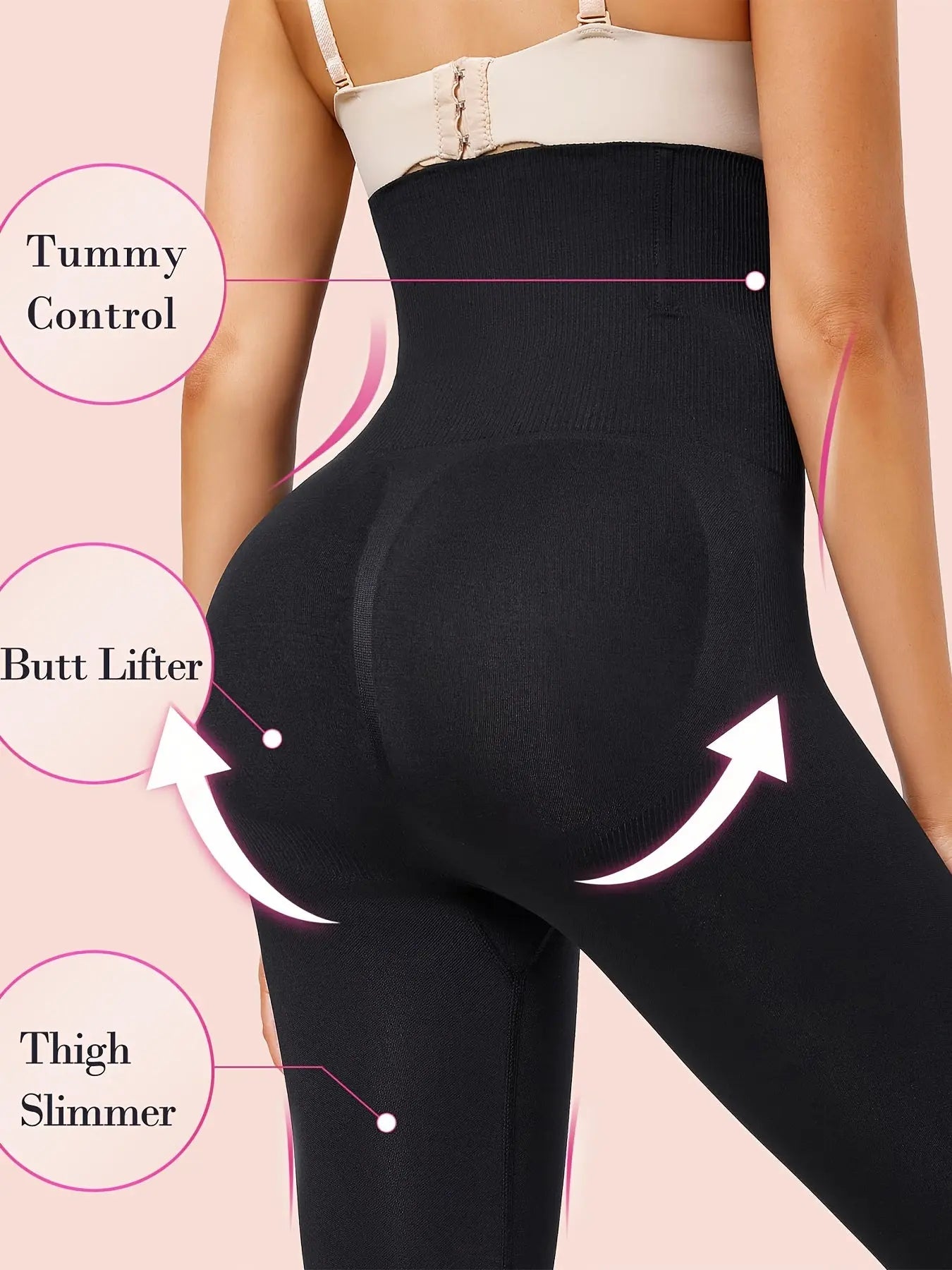 Women's Compression Leggings with Tummy Control and Butt Lifting - High Waist Thigh Slimming Pants for Body Shaping MyFave Boutique