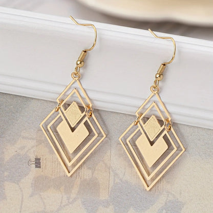 Elegant & Sexy Summer Drop Earrings - Copper with Iron Posts, Perfect for Vacation or Casual Attire MyFave Boutique