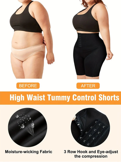 Women's Activewear: Breasted Compression Shorts With Pockets & Butt Lifting for Waist Training & Tummy Control Sports! MyFave Boutique